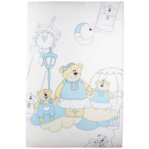 فرش ماشینی طرح خرس مهربان کد 1176