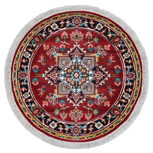 فرش ماشینی سهند کد B045.BJ طرح هریس زمینه قرمز کالیته بختیاری