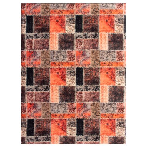 فرش ماشینی جانگل مدل Vintage Collage کد 3D-R86