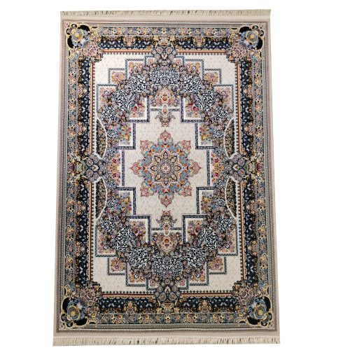 فرش ماشینی ستاره کویر راوند کد 1340 زمینه فیلی