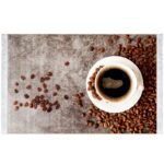  فرش ماشینی محتشم طرح قهوه کد 100493 زمینه قهوه ای