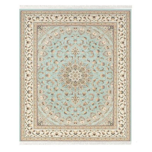 فرش ماشینی فرش مشهد کد 815005 زمینه آبی