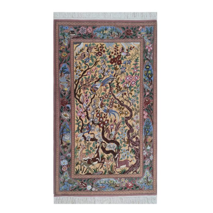 فرش دستبافت یک متری مدل اصفهان کد 1283