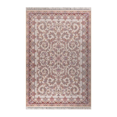 فرش ماشینی بهشتی مدل تبریز کد 1474 زمینه کرم